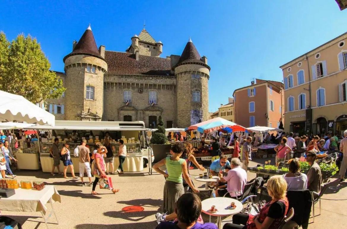 Escapade Ardechoise - Parking Gratuit - Chateau A 2 Pas Aubenas Eksteriør billede